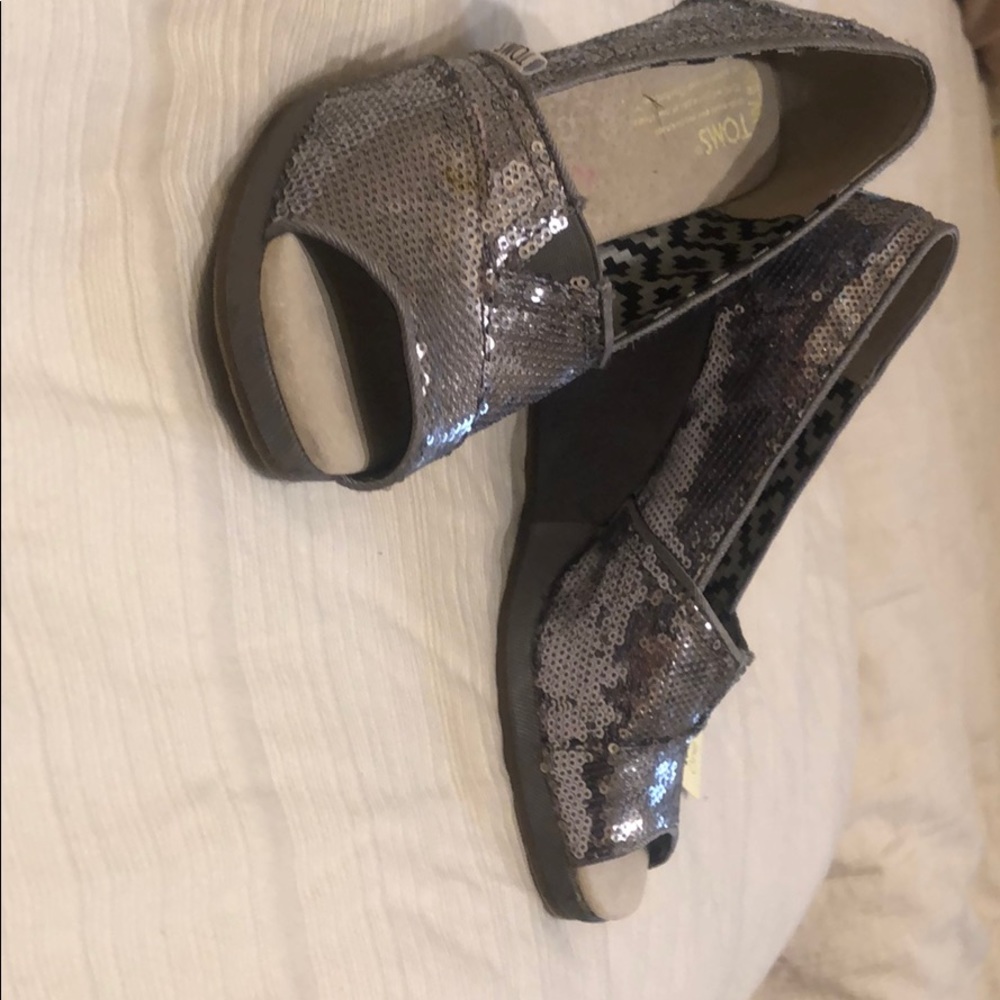 Toms Pewter wedge